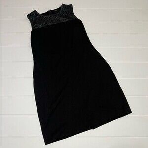 Ann Taylor Petite Black Sleeveless Dress